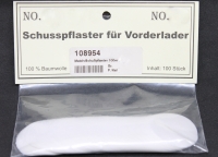 Schusspflaster fr Vorderlader 0,25mm (.54-.58)